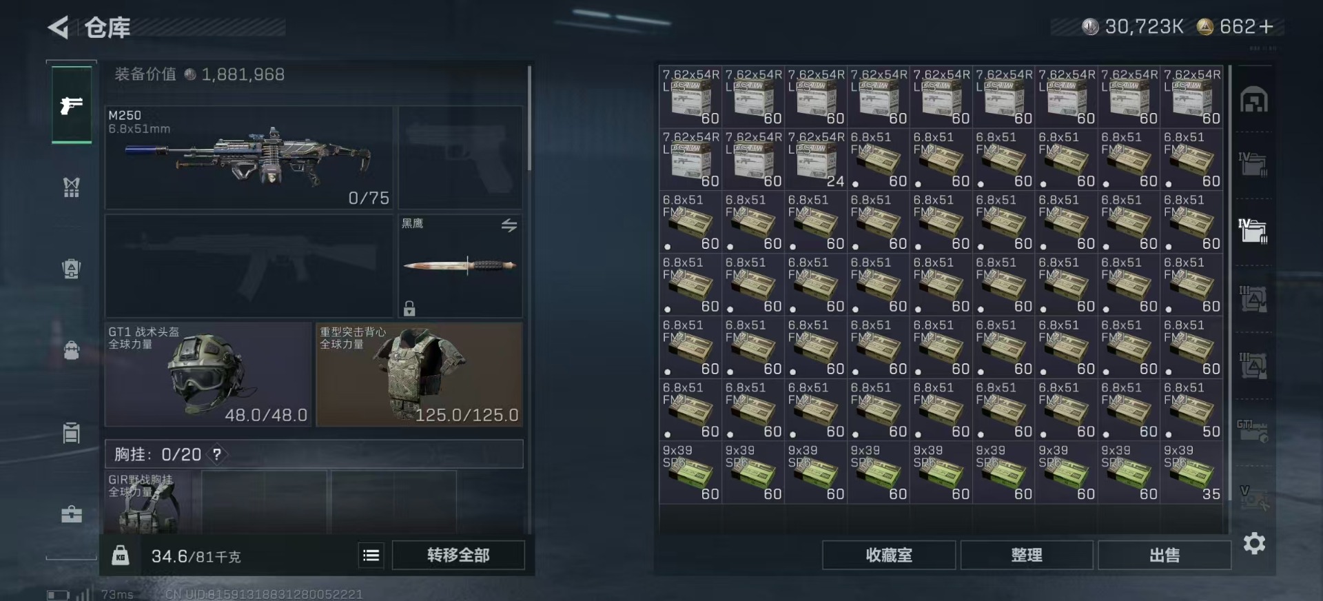 SJZCMW391089三角洲行动账号详情图10