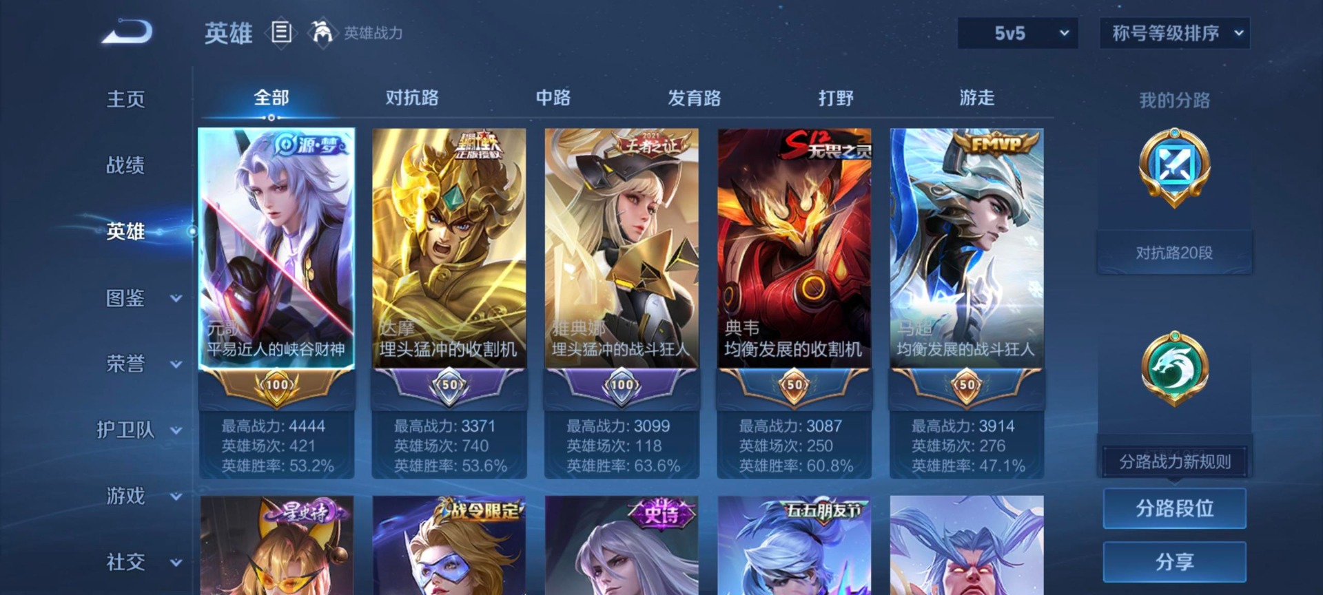 WZQM3442664王者荣耀账号详情图14