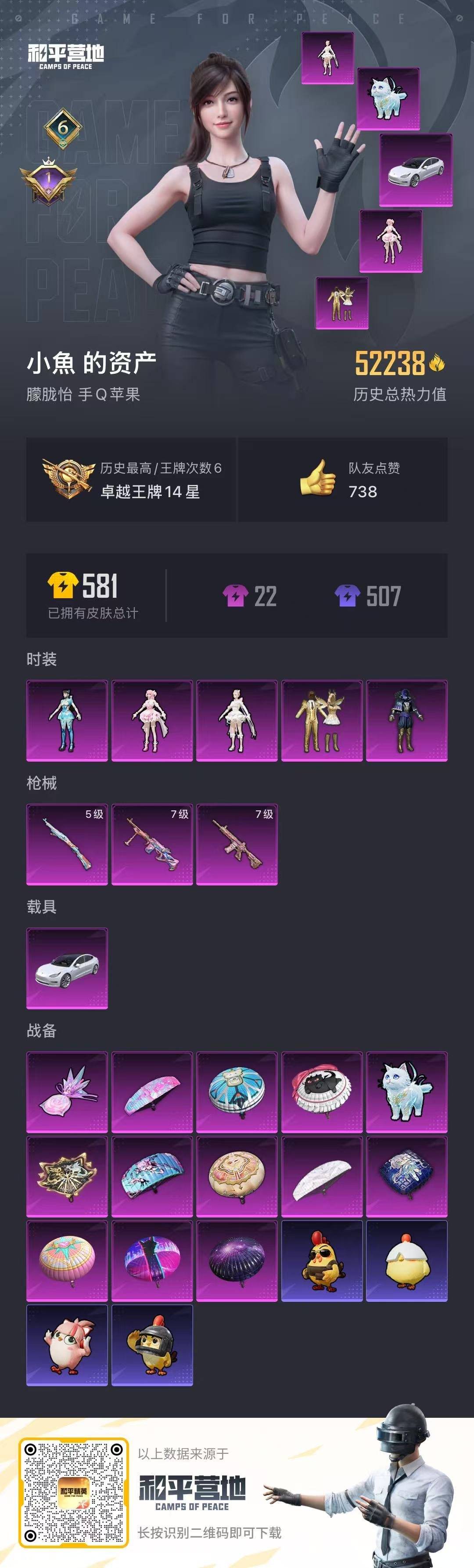 HPQM3436681和平精英账号详情图5