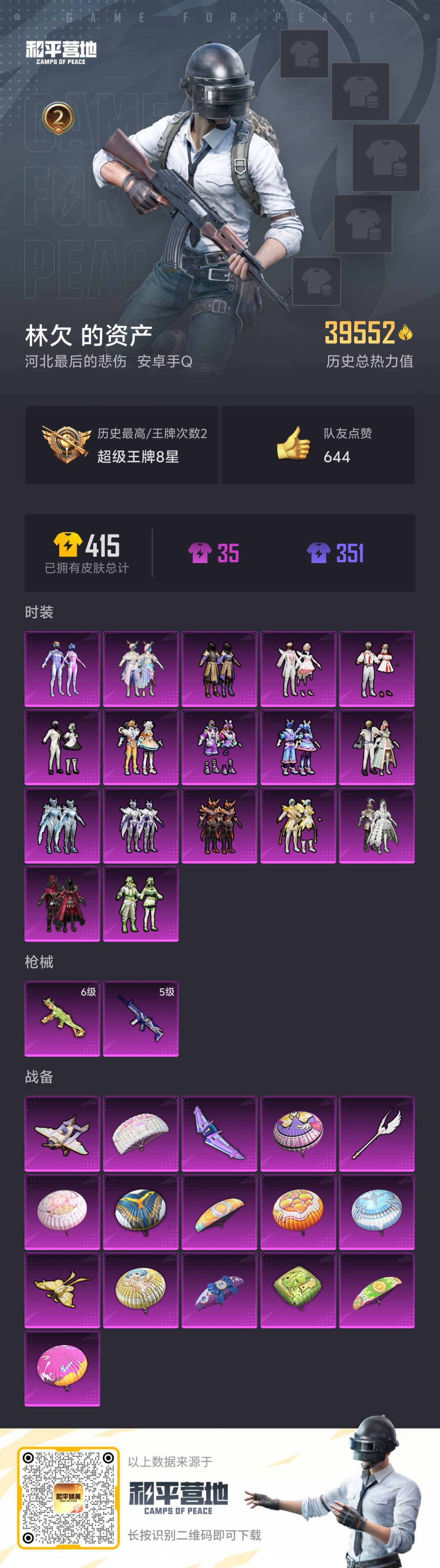 HPQM476149和平精英账号详情图3