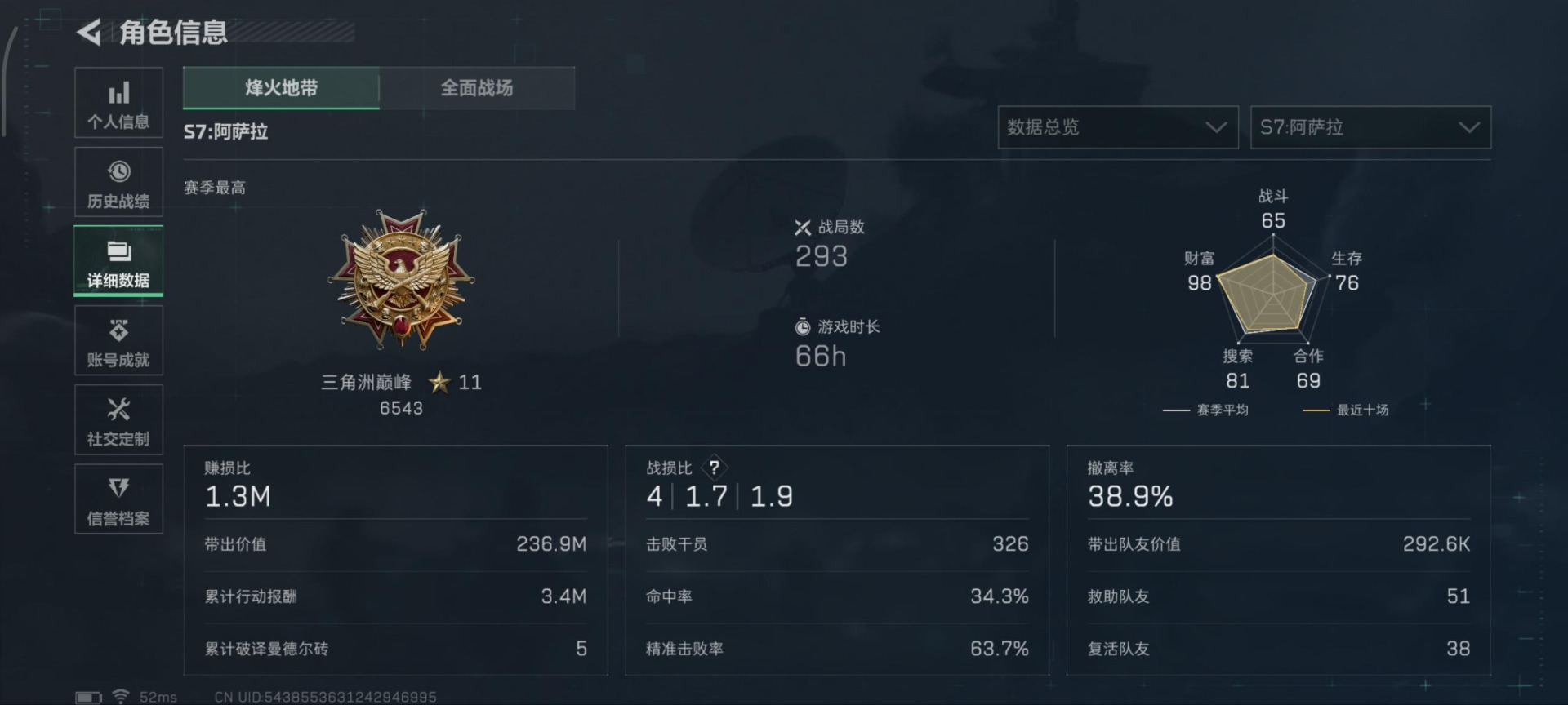 SJZCMW392015三角洲行动账号详情图16 SJZCMW392015三角洲行动账号详情图16