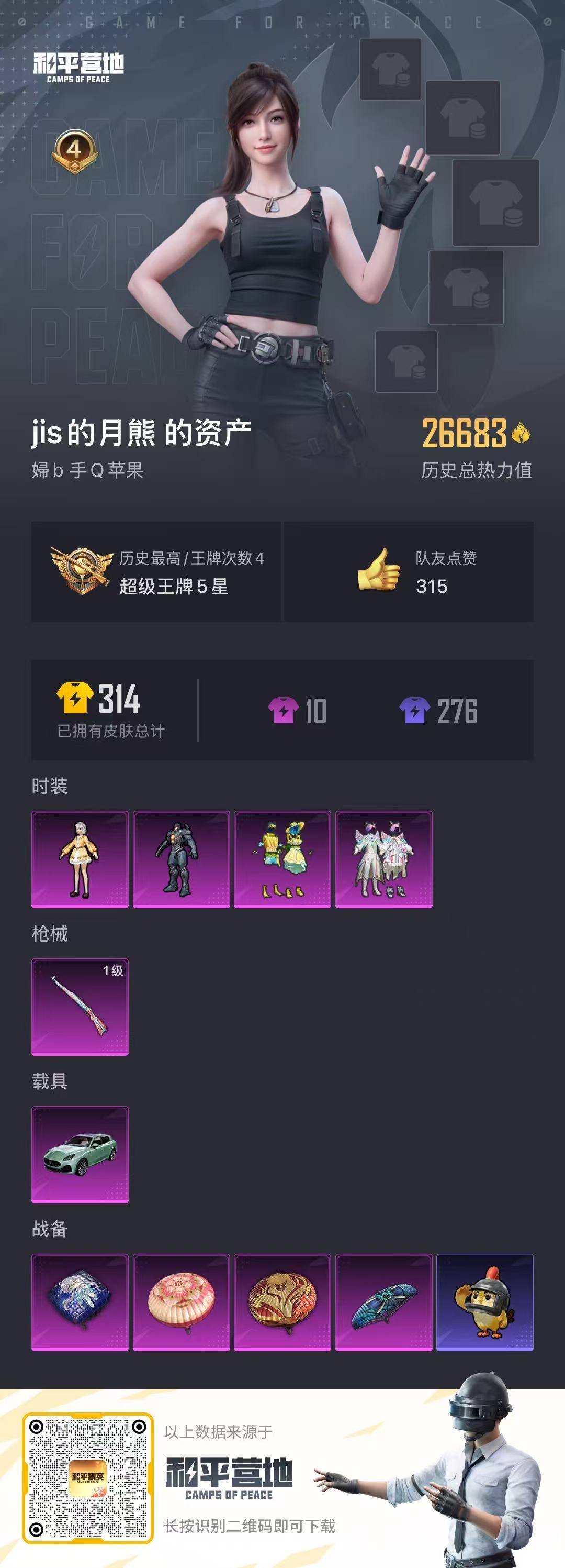 HPCMW3437412和平精英账号详情图3 HPCMW3437412和平精英账号详情图3