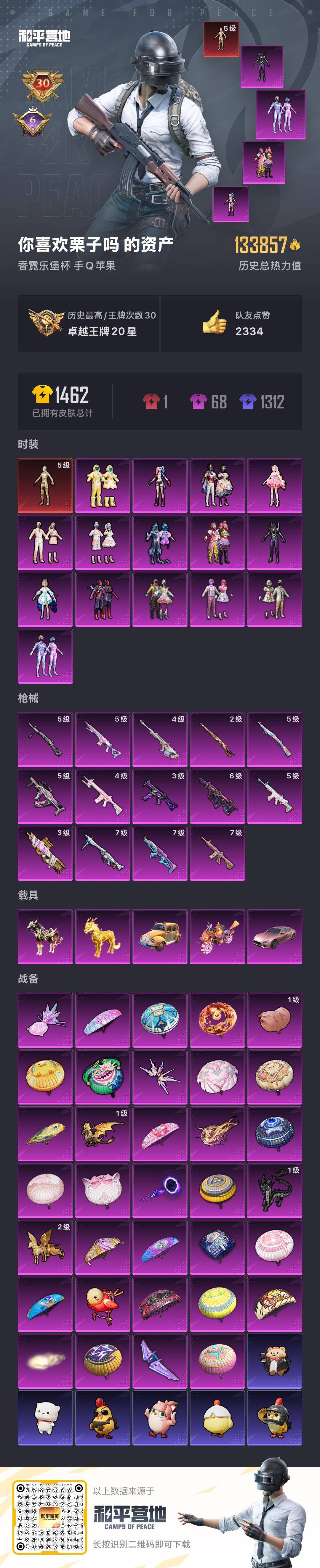 HPQM3437435和平精英账号详情图27