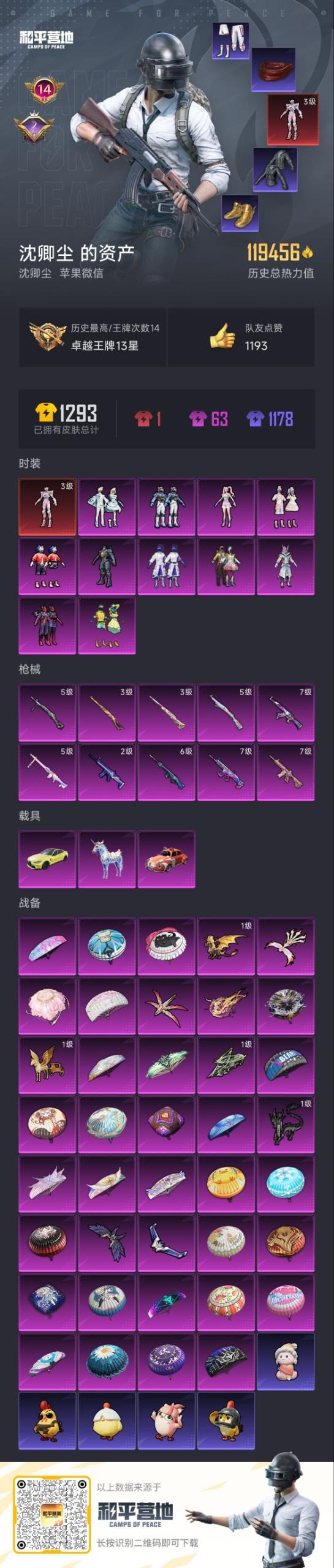 HPQM3437846和平精英账号详情图6 HPQM3437846和平精英账号详情图6