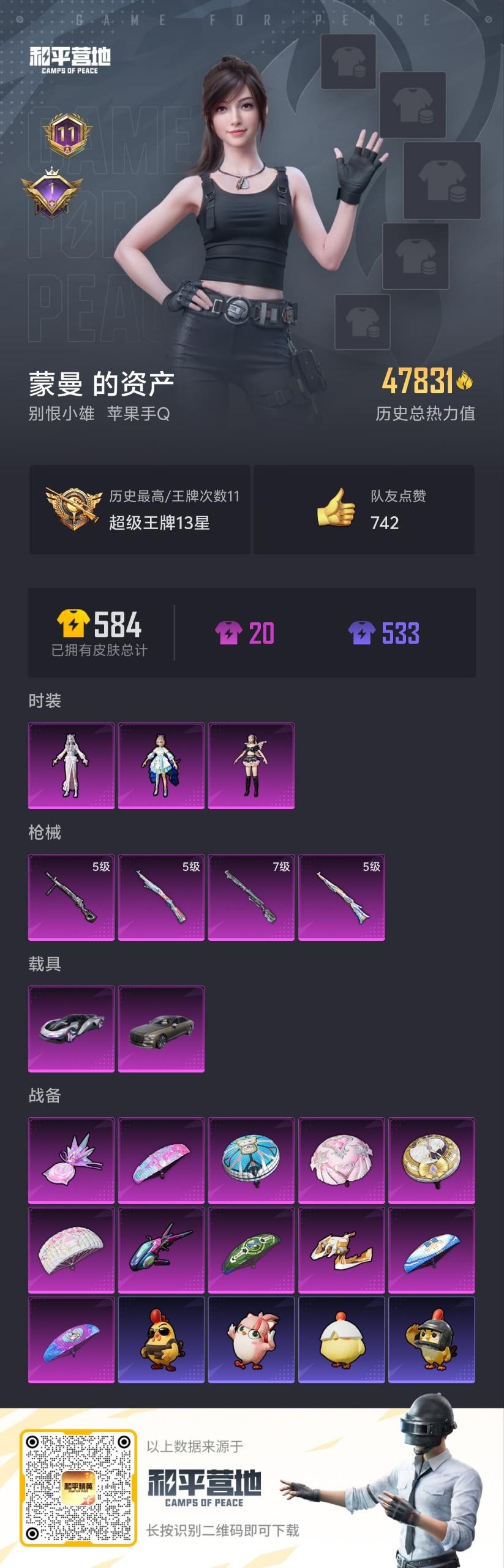 HPQM3438439和平精英账号详情图14