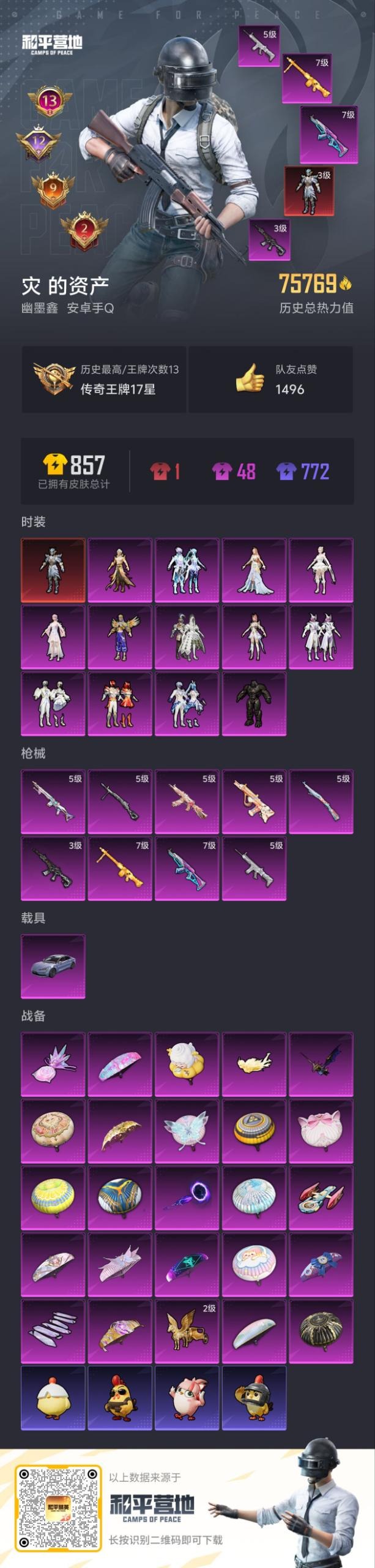 HPQM3438441和平精英账号详情图16 HPQM3438441和平精英账号详情图16