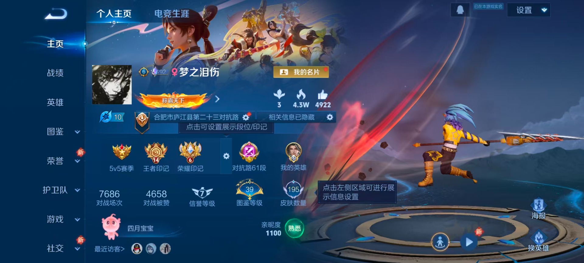 WZQM3448303王者荣耀账号详情图3