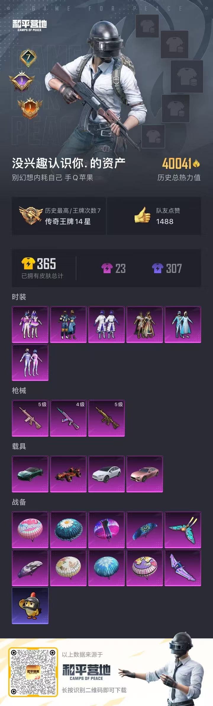 HPQM3438676和平精英账号详情图5