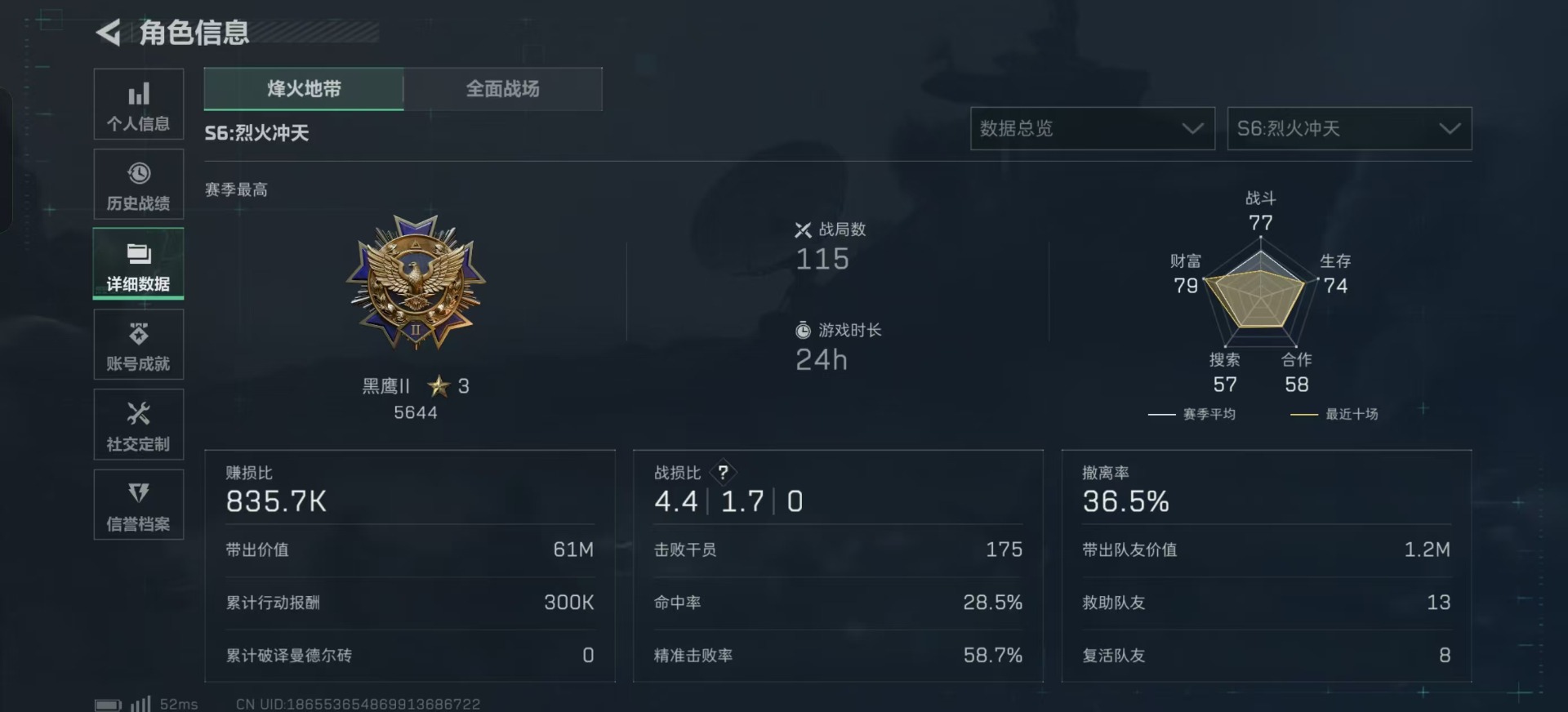 SJZCMW392832三角洲行动账号详情图3