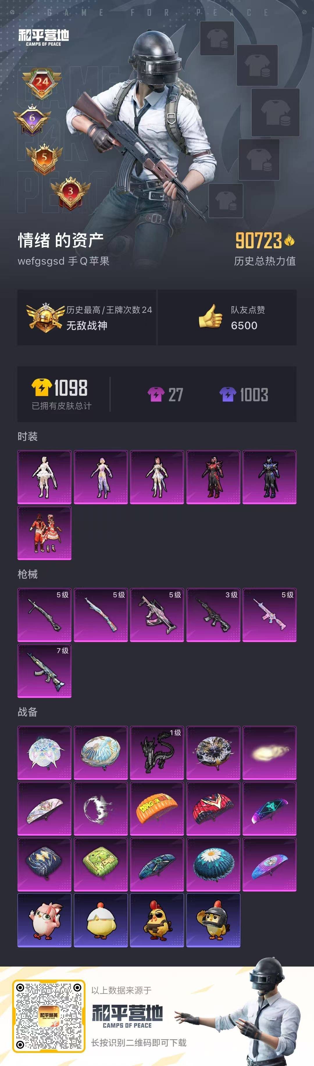 HPCMW3440639和平精英账号详情图3