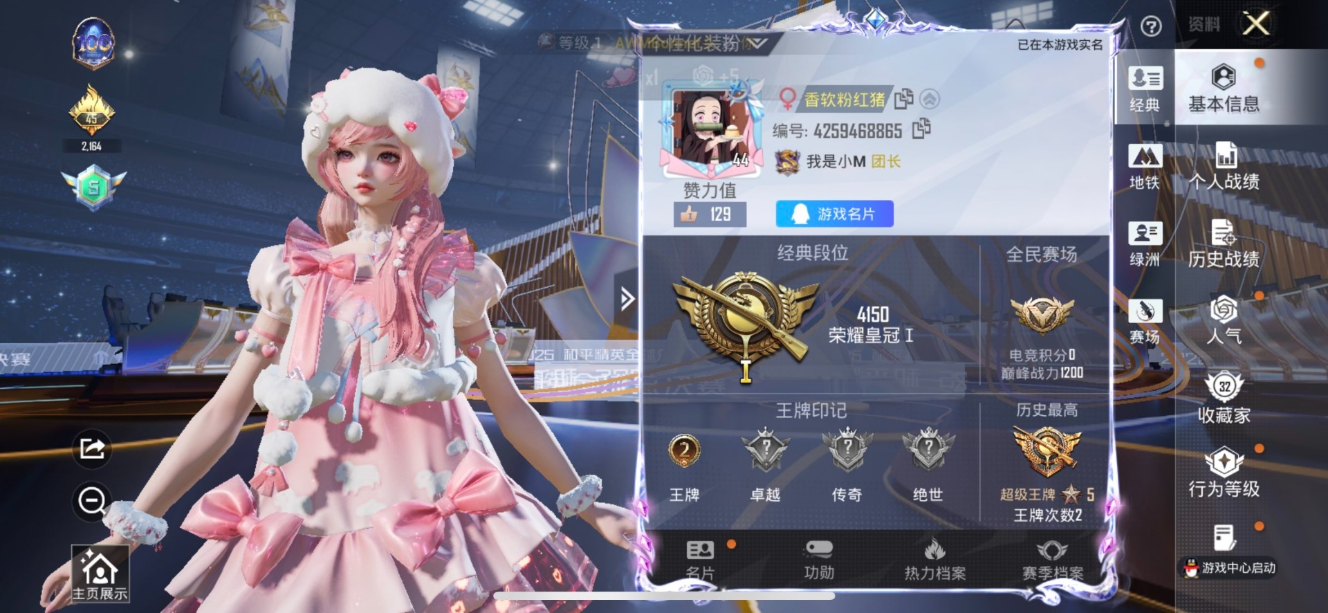 HPCMW3441182和平精英账号详情图13