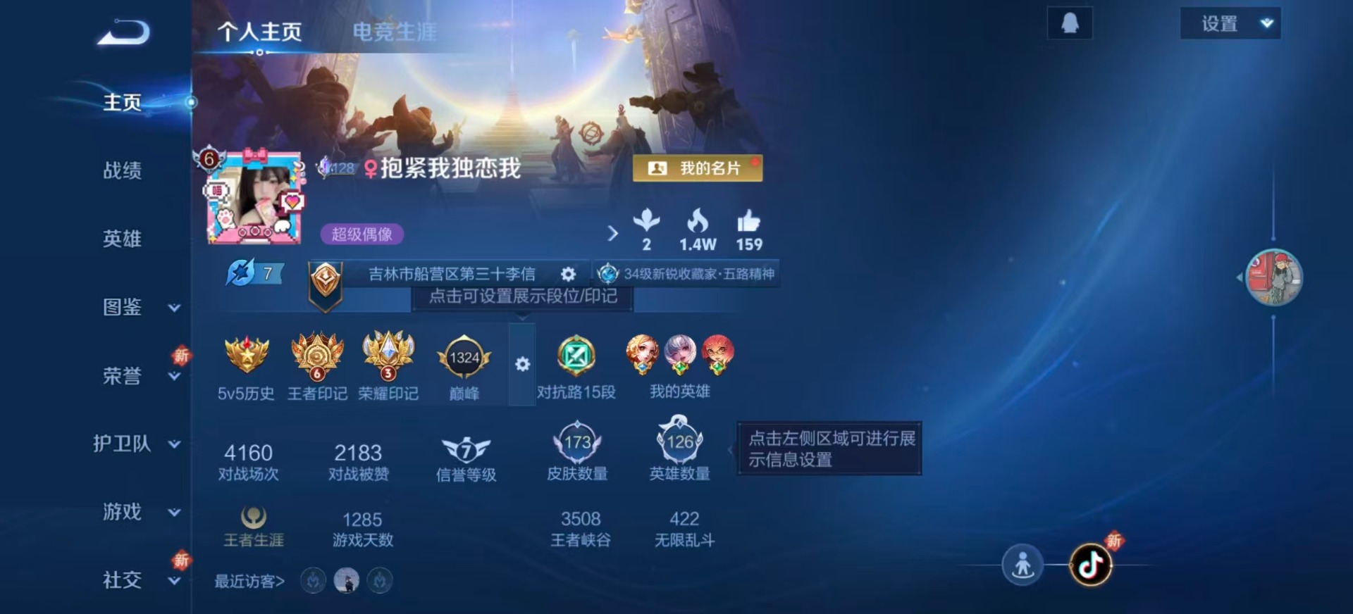 WZQM3452864王者荣耀账号详情图14