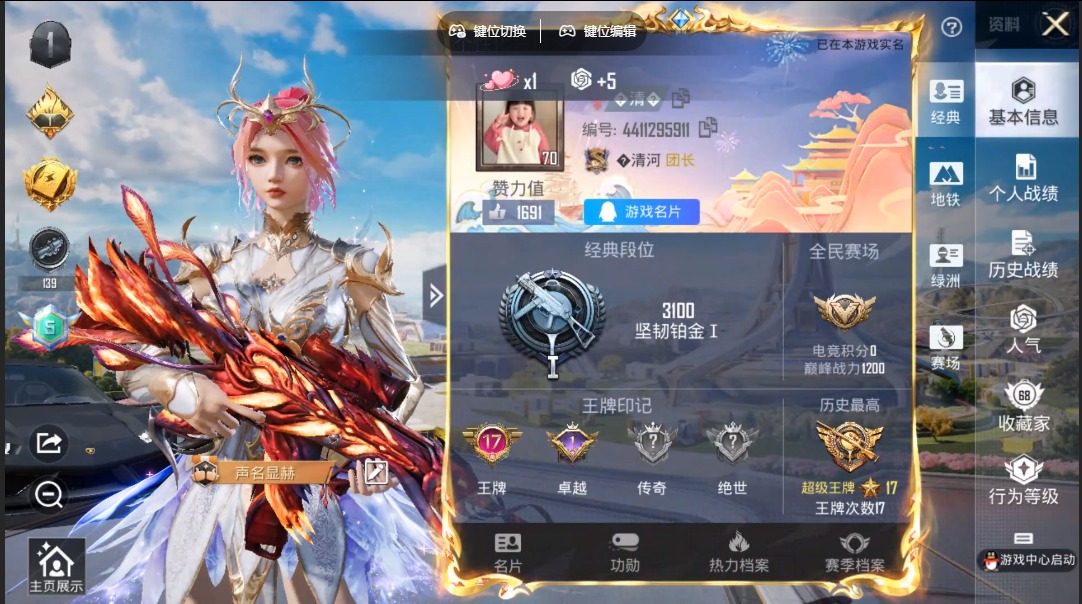 HPQM3442805和平精英账号详情图3