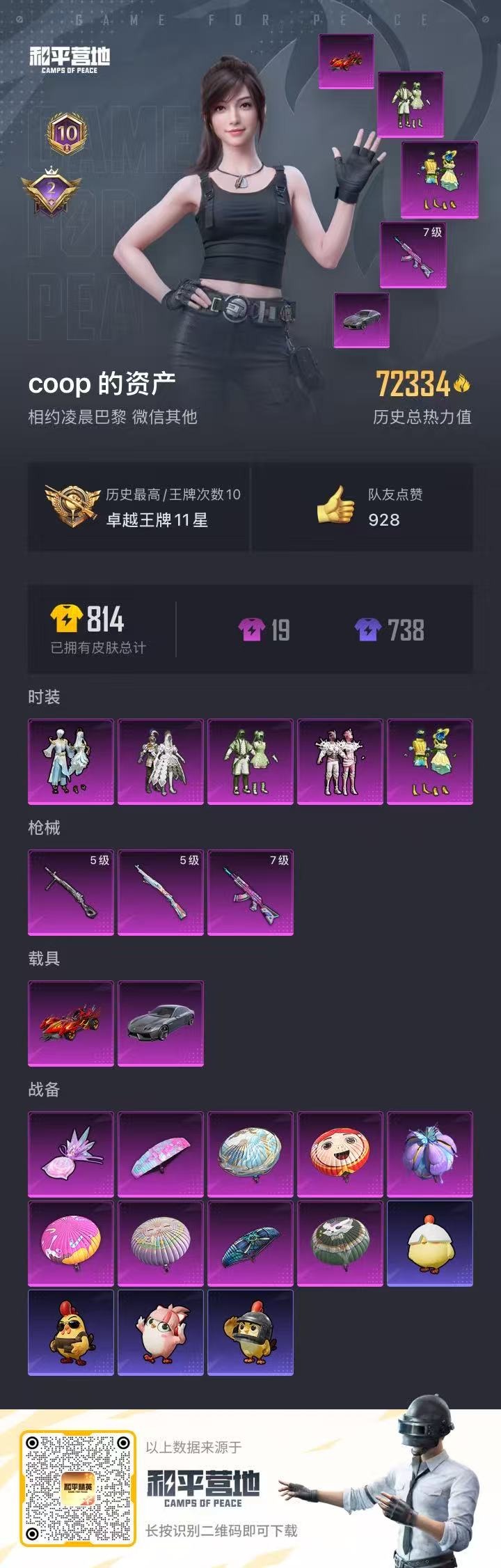 HPCMW3442880和平精英账号详情图20