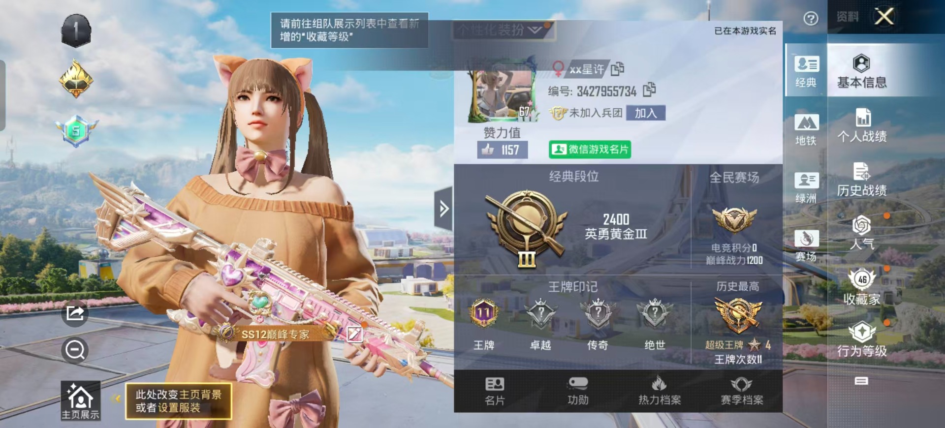 HPCMW3442889和平精英账号详情图18