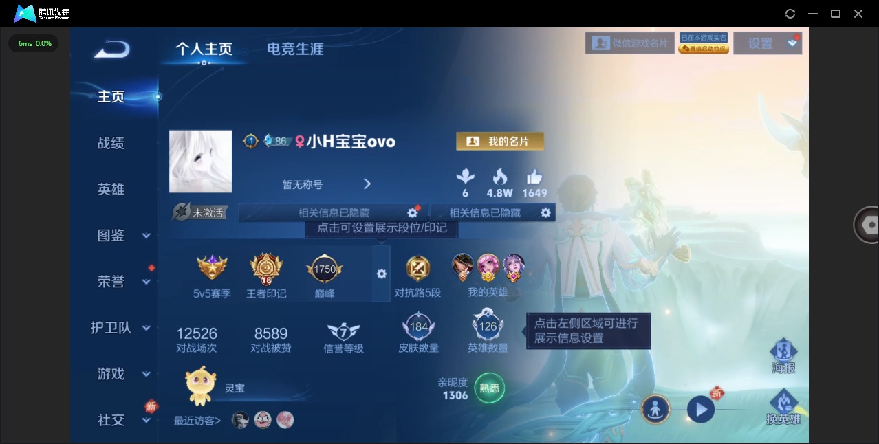 WZQM3456210王者荣耀账号详情图4