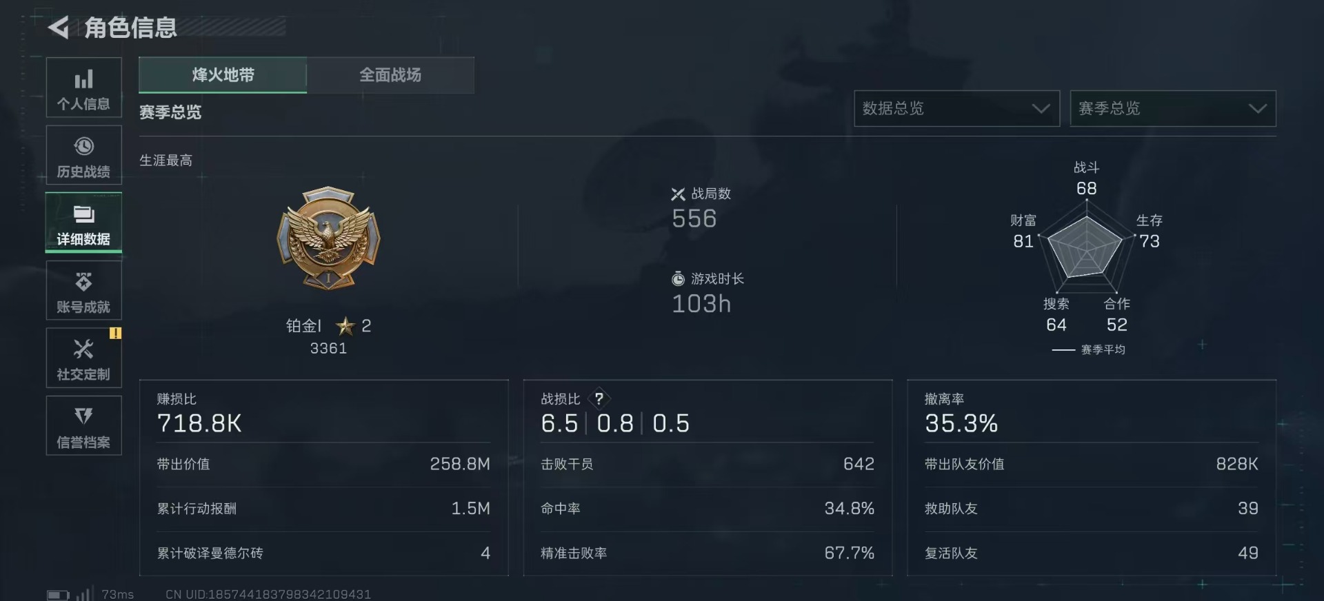 SJZCMW395956三角洲行动账号详情图4 SJZCMW395956三角洲行动账号详情图4