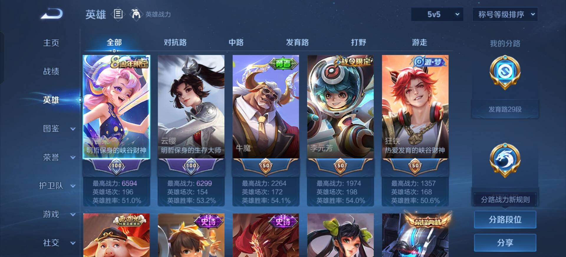 WZCMW3456495王者荣耀账号详情图5