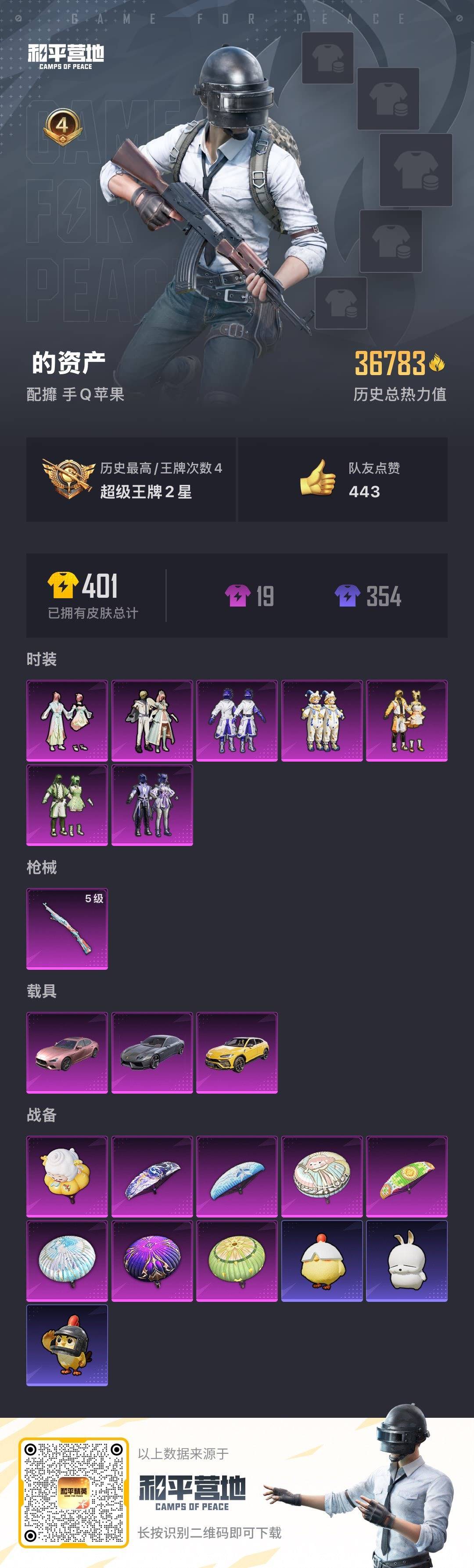 HPCMW3443349和平精英账号详情图4