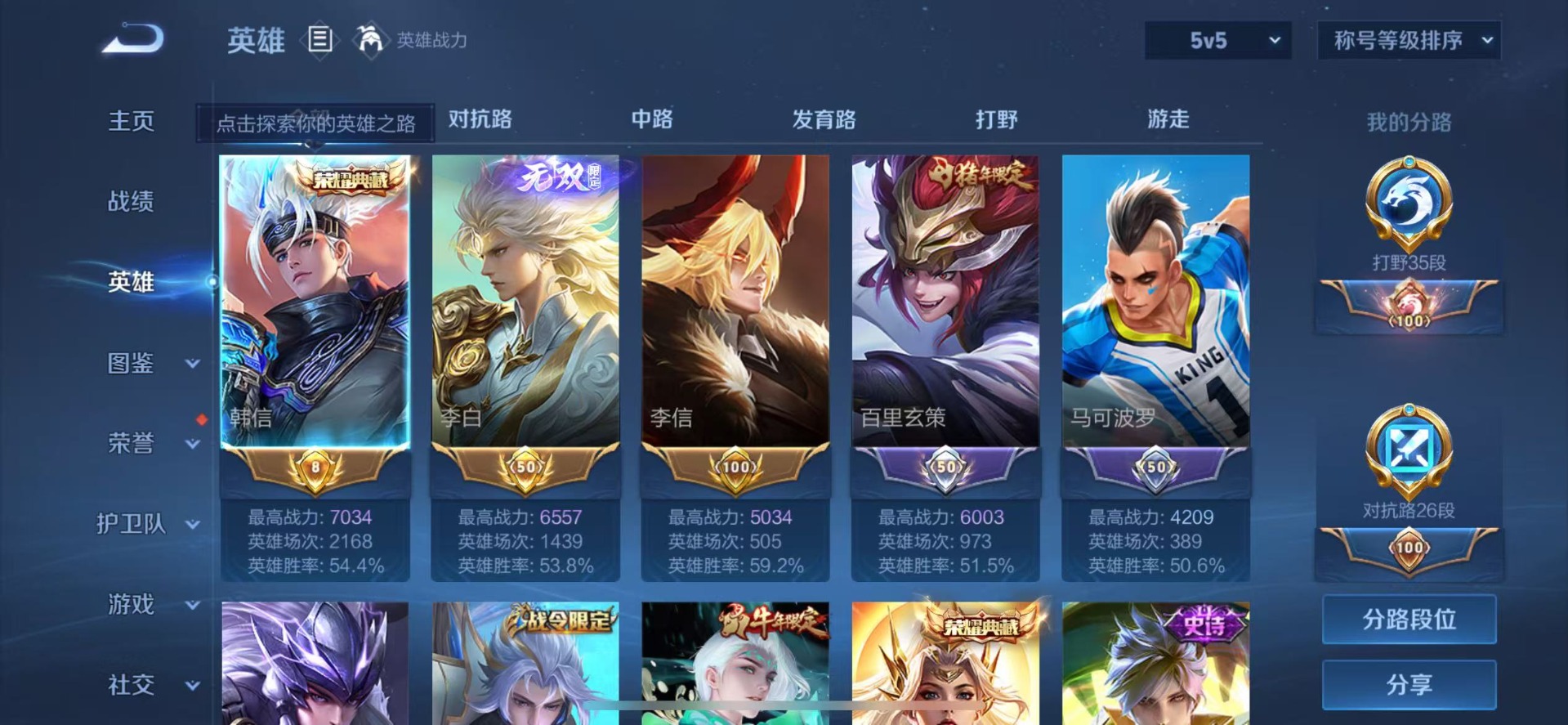 WZCMW3456989王者荣耀账号详情图5