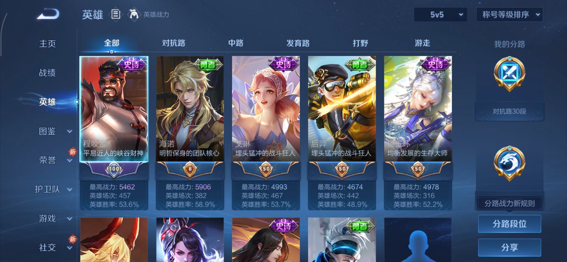 WZQM3457102王者荣耀账号详情图4