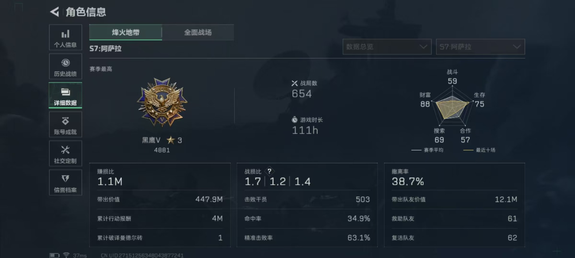 SJZQM396151三角洲行动账号详情图29