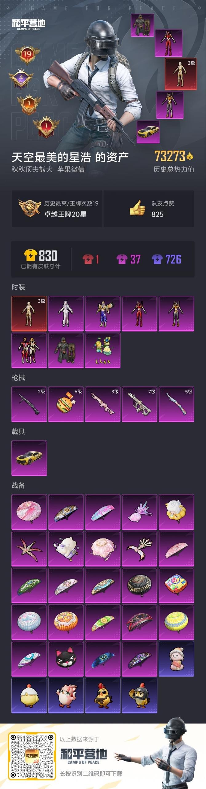 HPQM3443521和平精英账号详情图3