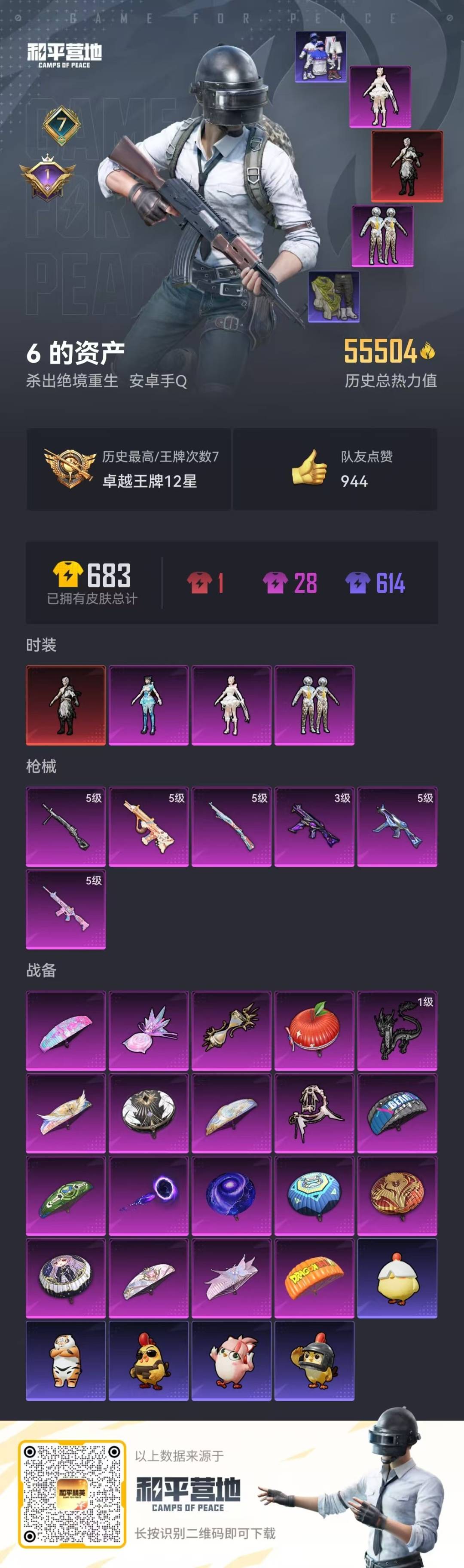 HPQM3443661和平精英账号详情图16