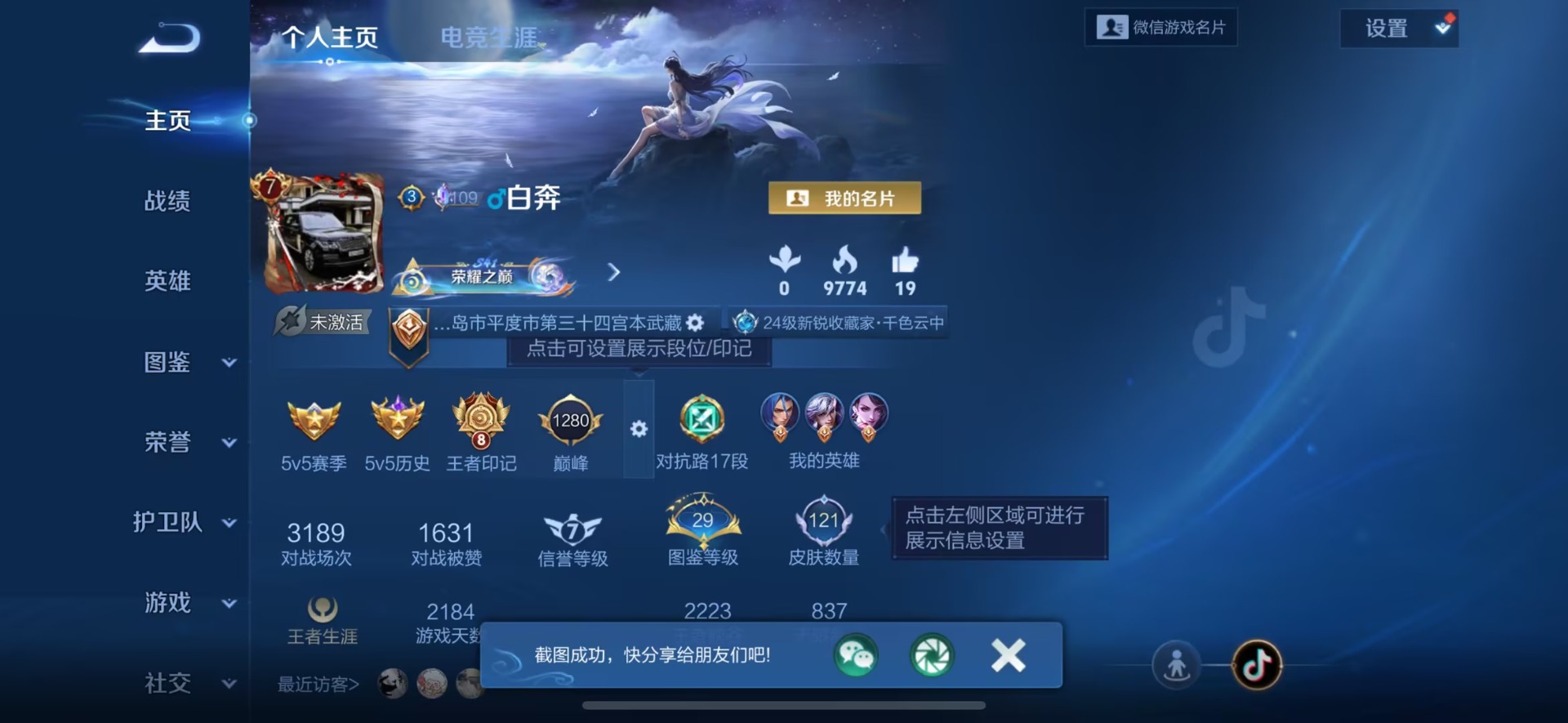 WZCMW3457971王者荣耀账号详情图4