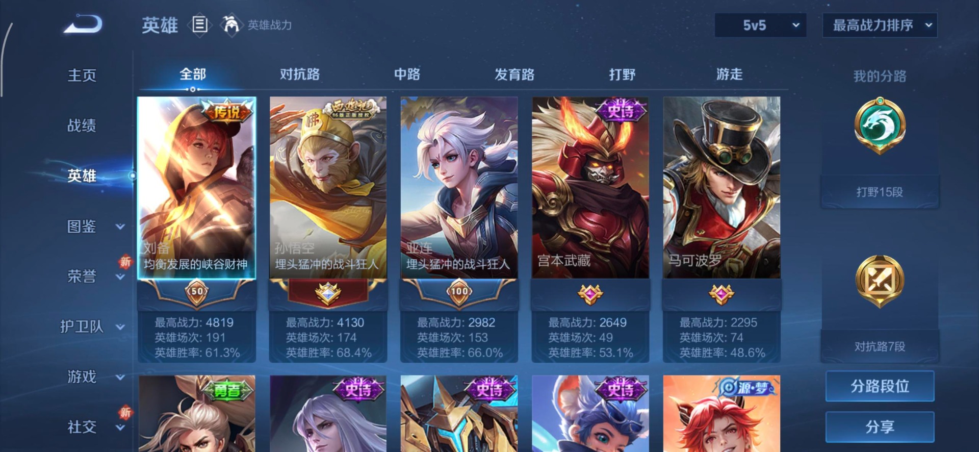 WZCMW3460820王者荣耀账号详情图4