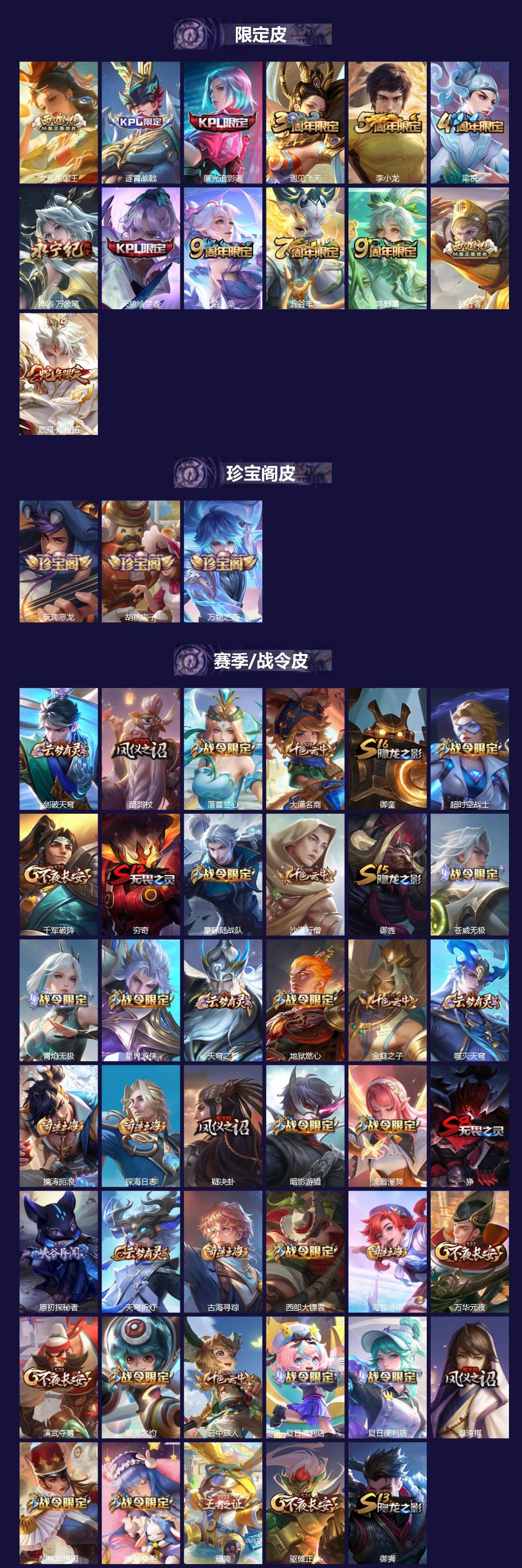 WZQM3462676王者荣耀账号详情图3