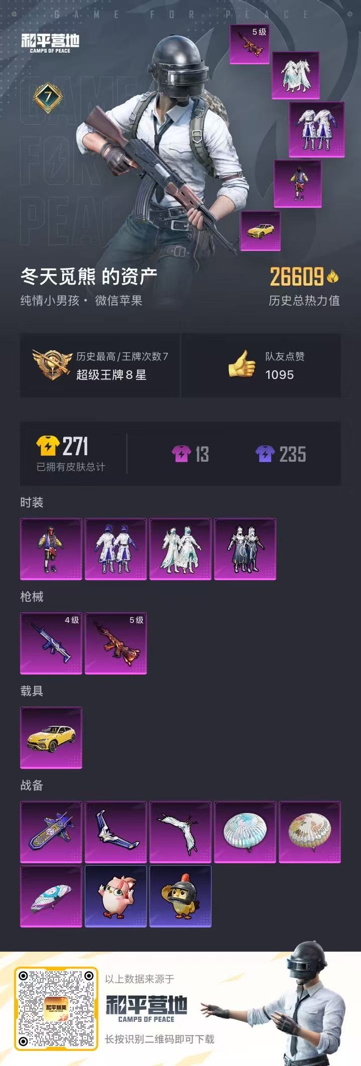 HPCMW3445668和平精英账号详情图15