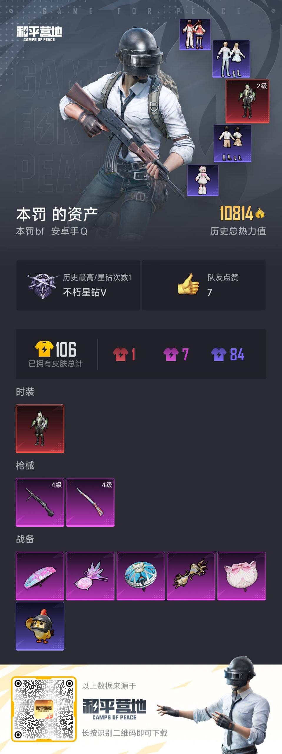 HPCMW3445764和平精英账号详情图6