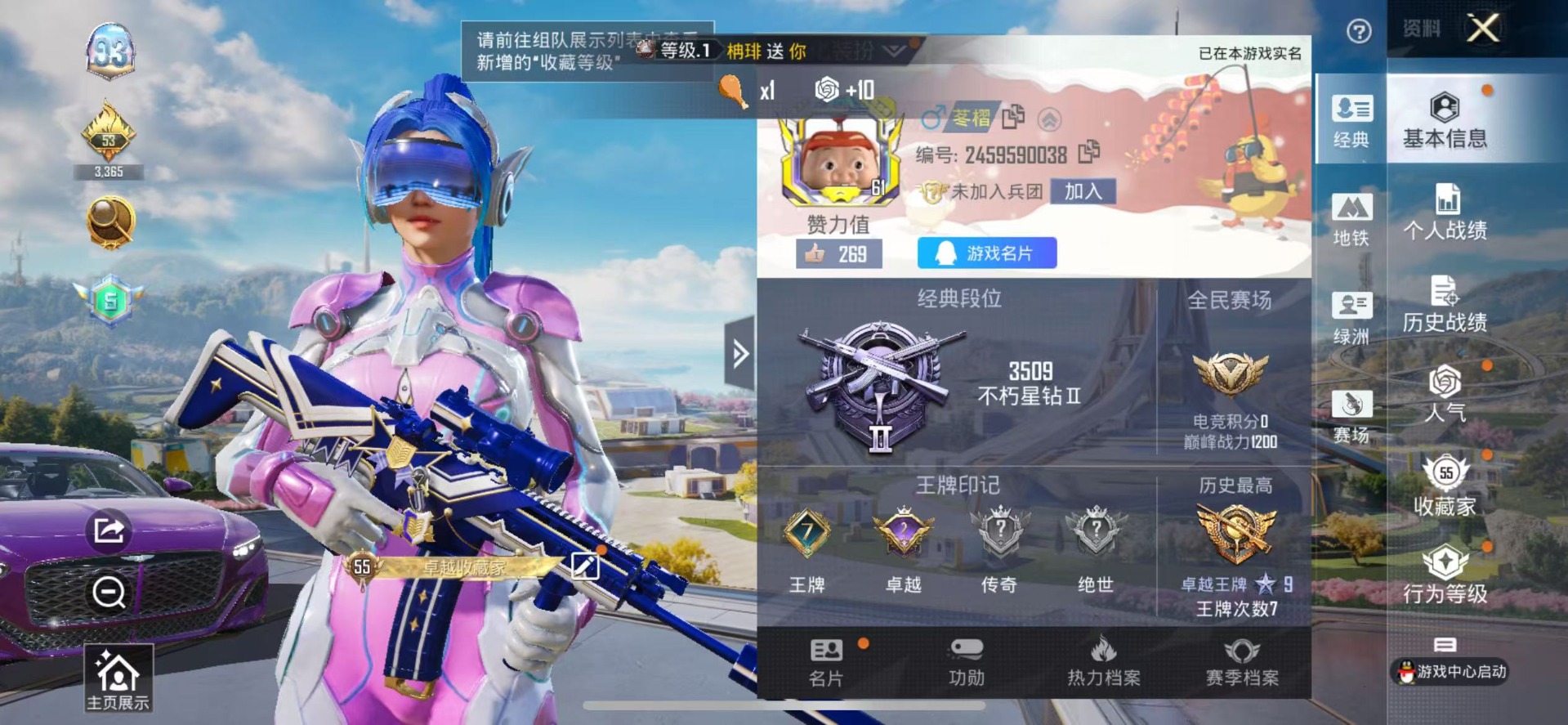 HPCMW3445949和平精英账号详情图16