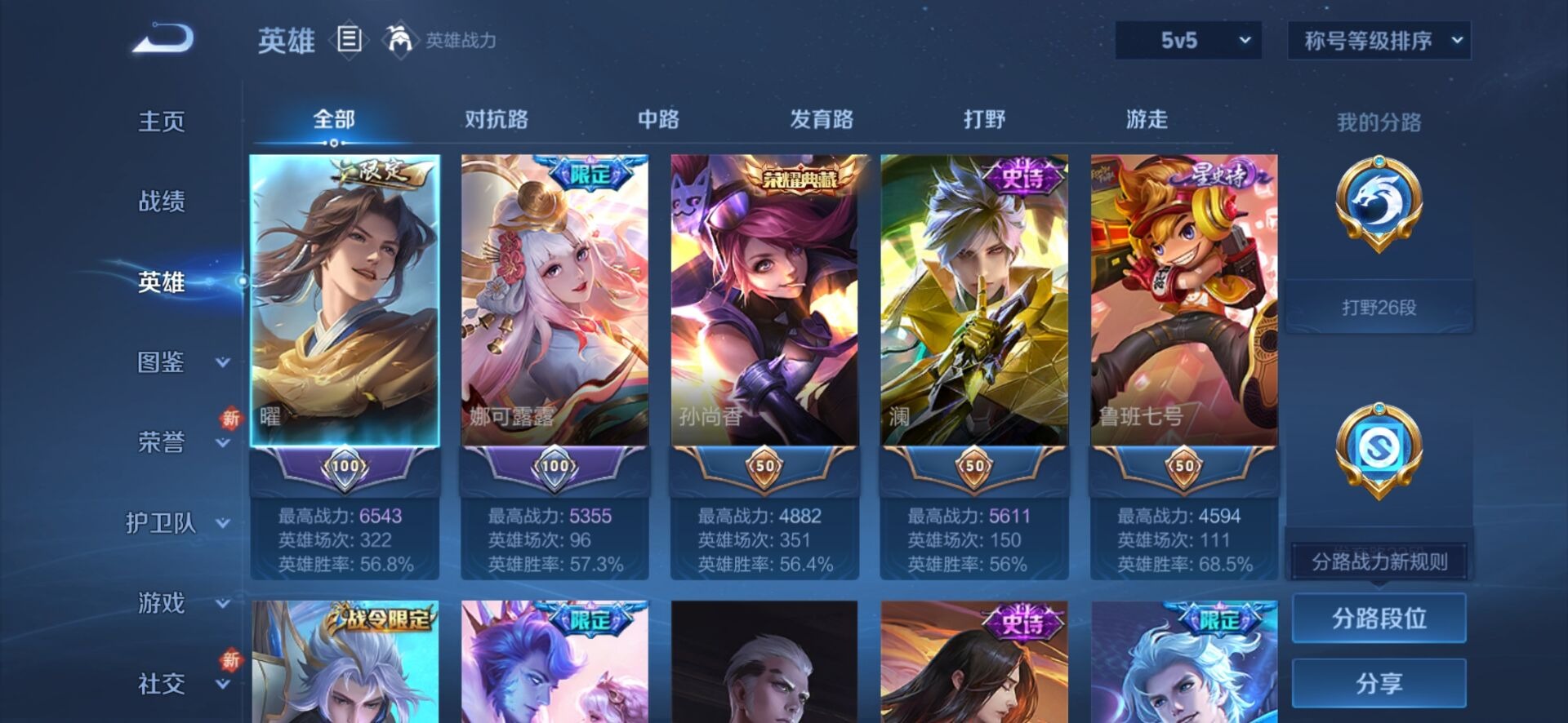 WZCMW3463265王者荣耀账号详情图4