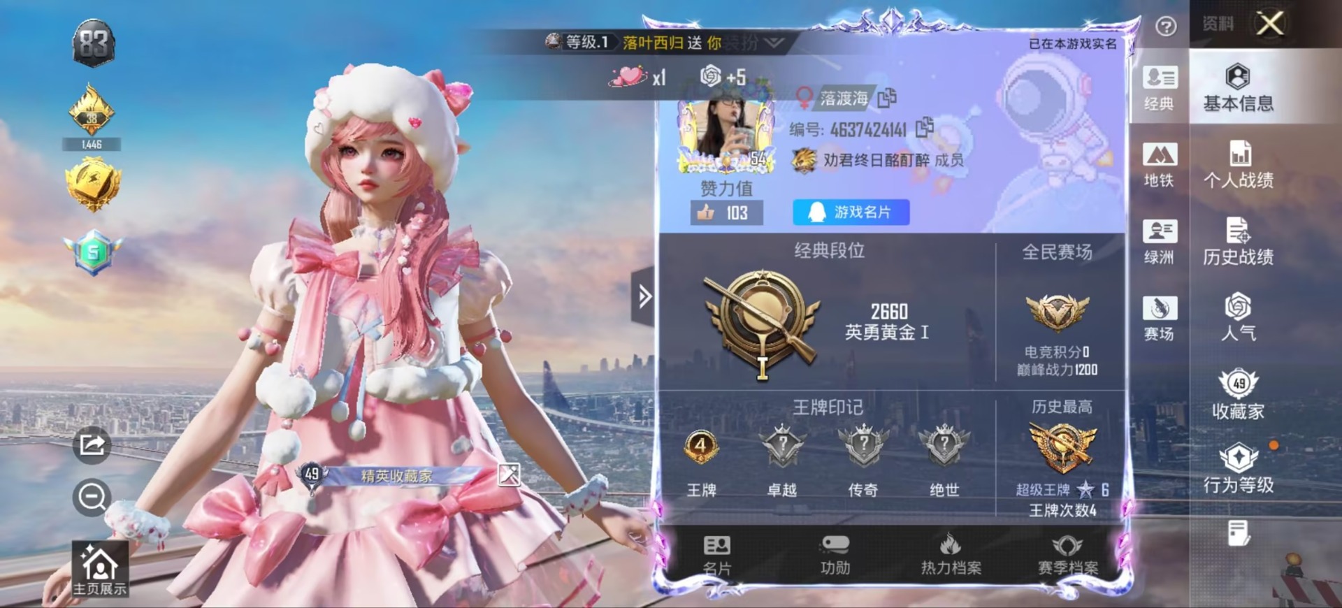 HPCMW3446532和平精英账号详情图3