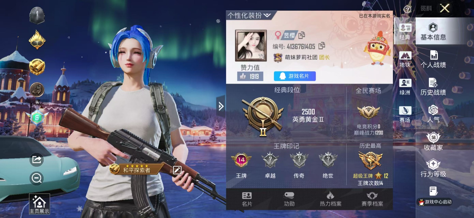 HPQM3447161和平精英账号详情图20