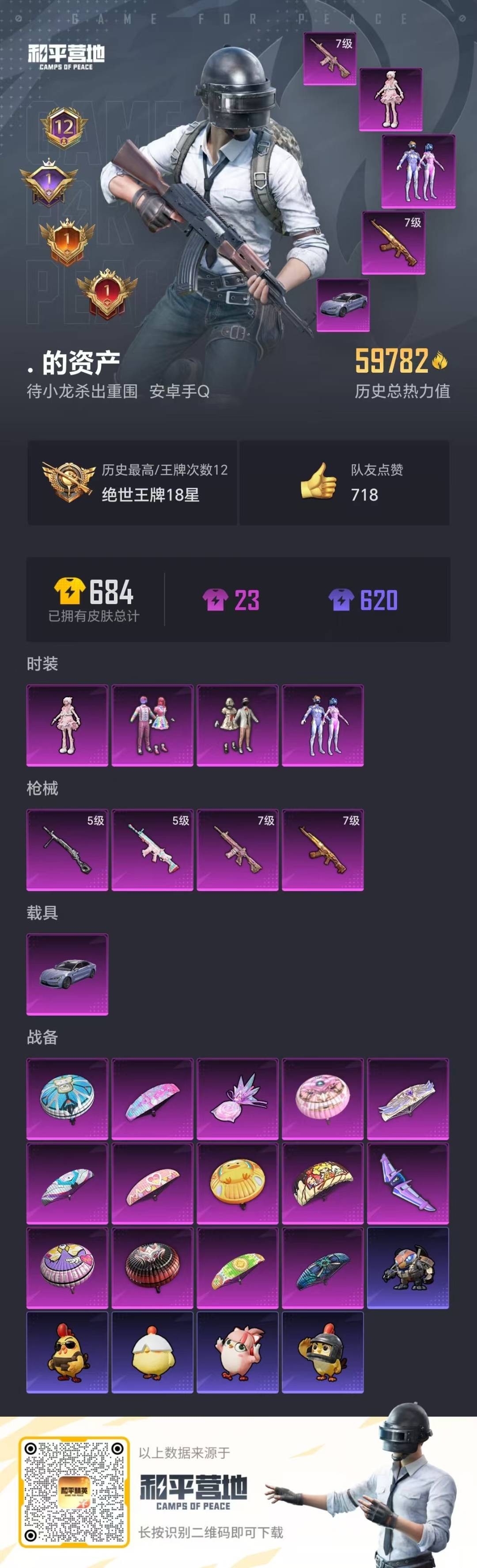 HPQM3447208和平精英账号详情图7