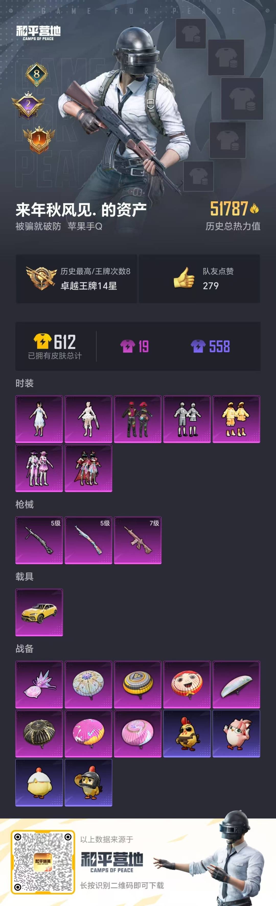 HPCMW3448305和平精英账号详情图22