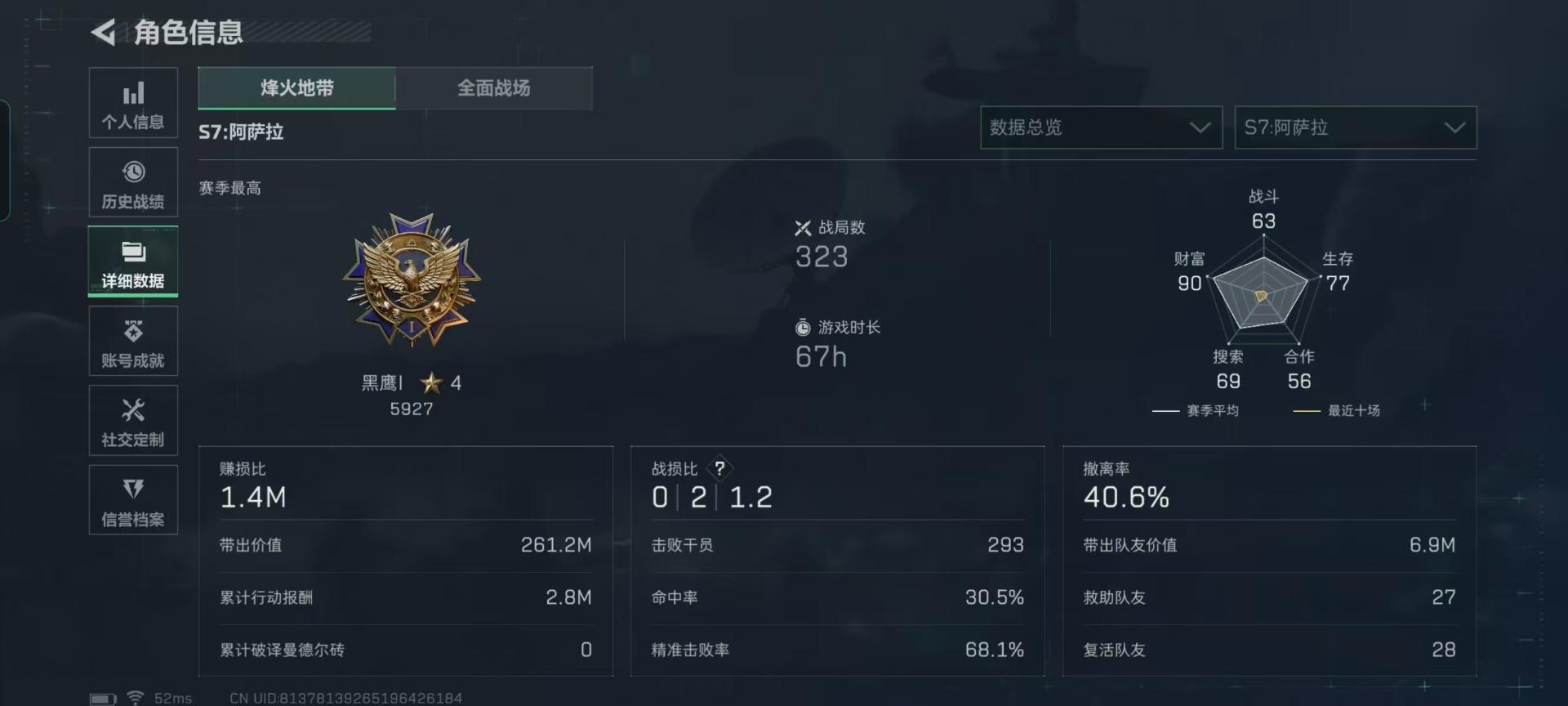 SJZCMW3100005三角洲行动账号详情图29