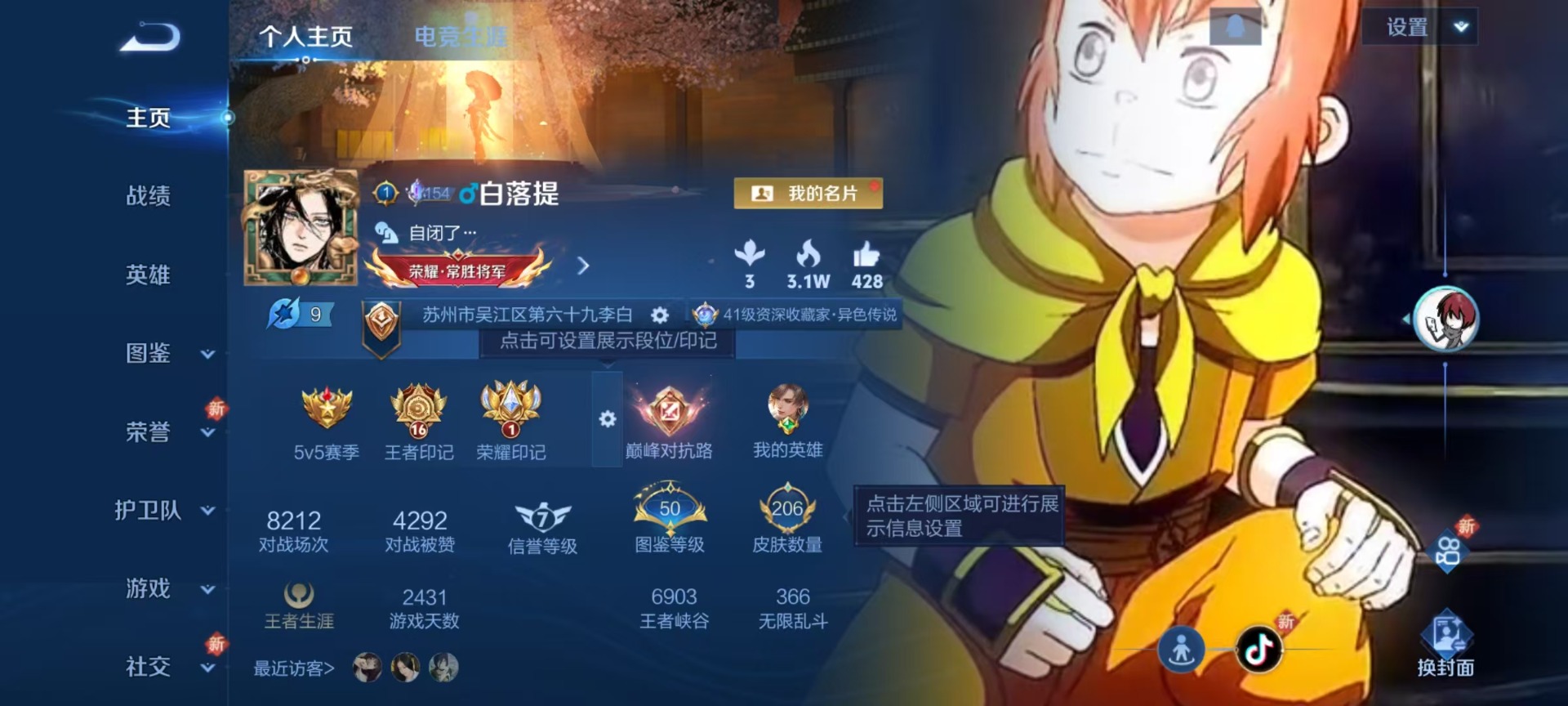 WZQM3469348王者荣耀账号详情图17