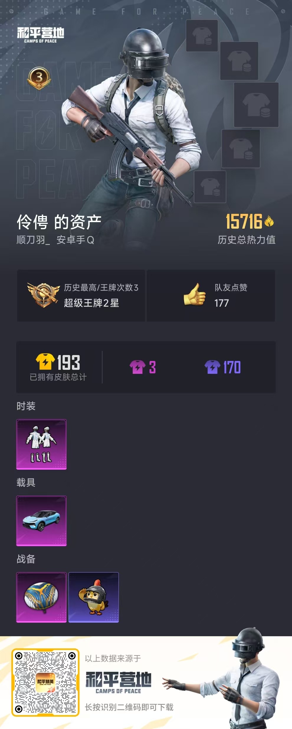 HPQM3449229和平精英账号详情图17