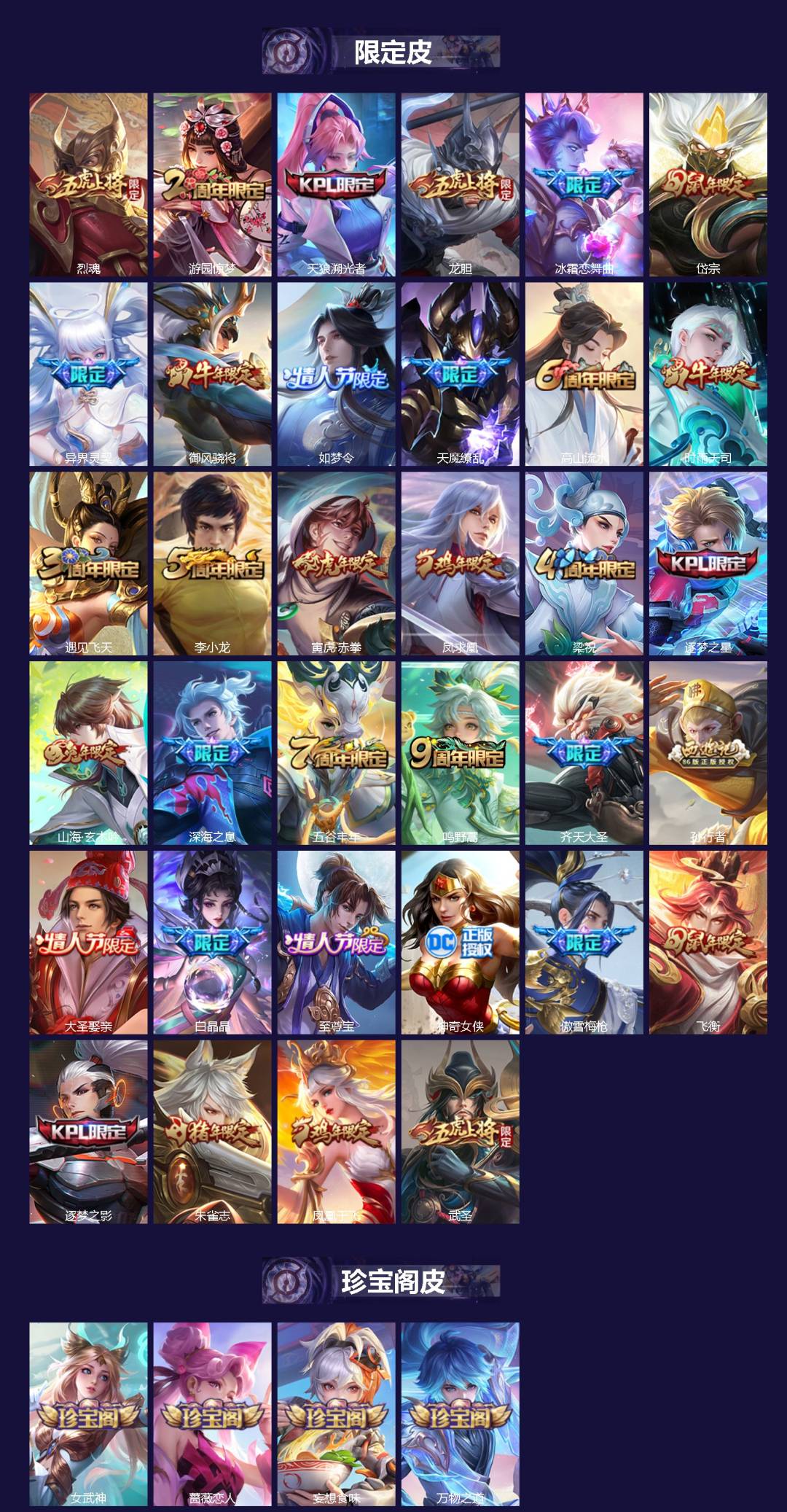 WZQM3470635王者荣耀账号详情图3 WZQM3470635王者荣耀账号详情图3