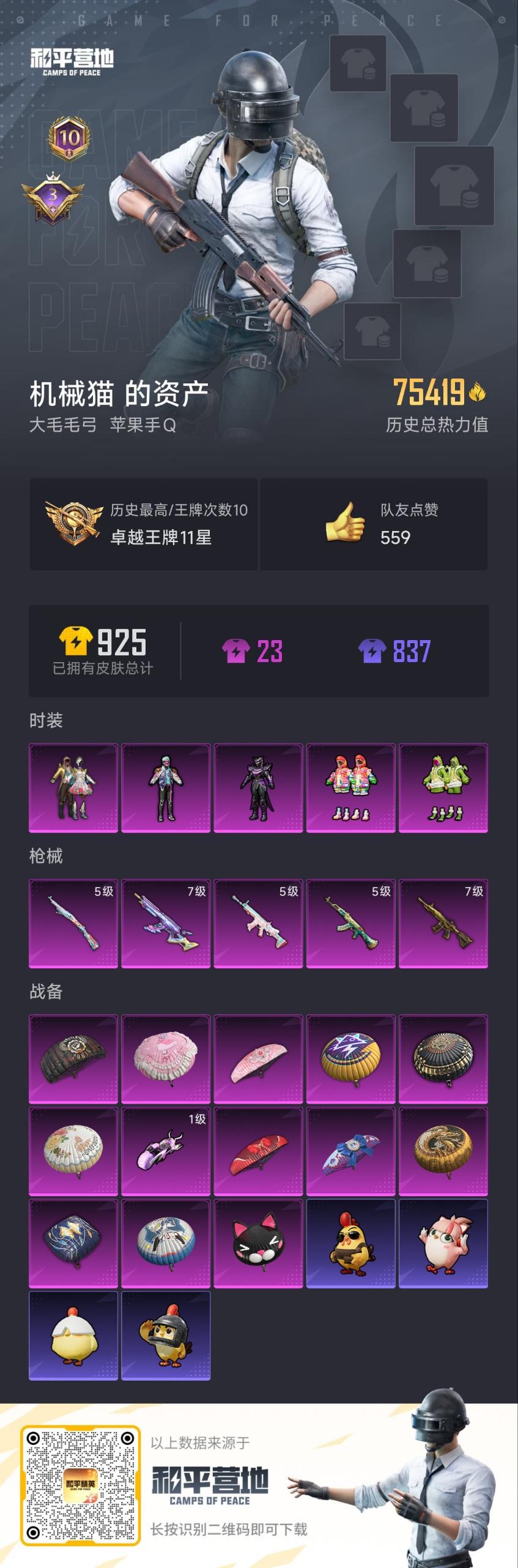 HPCMW3449326和平精英账号详情图18