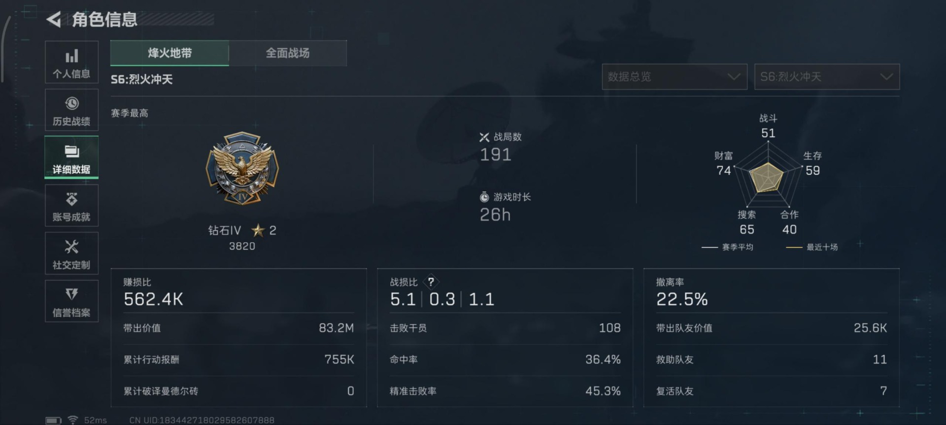 SJZCMW3100591三角洲行动账号详情图13