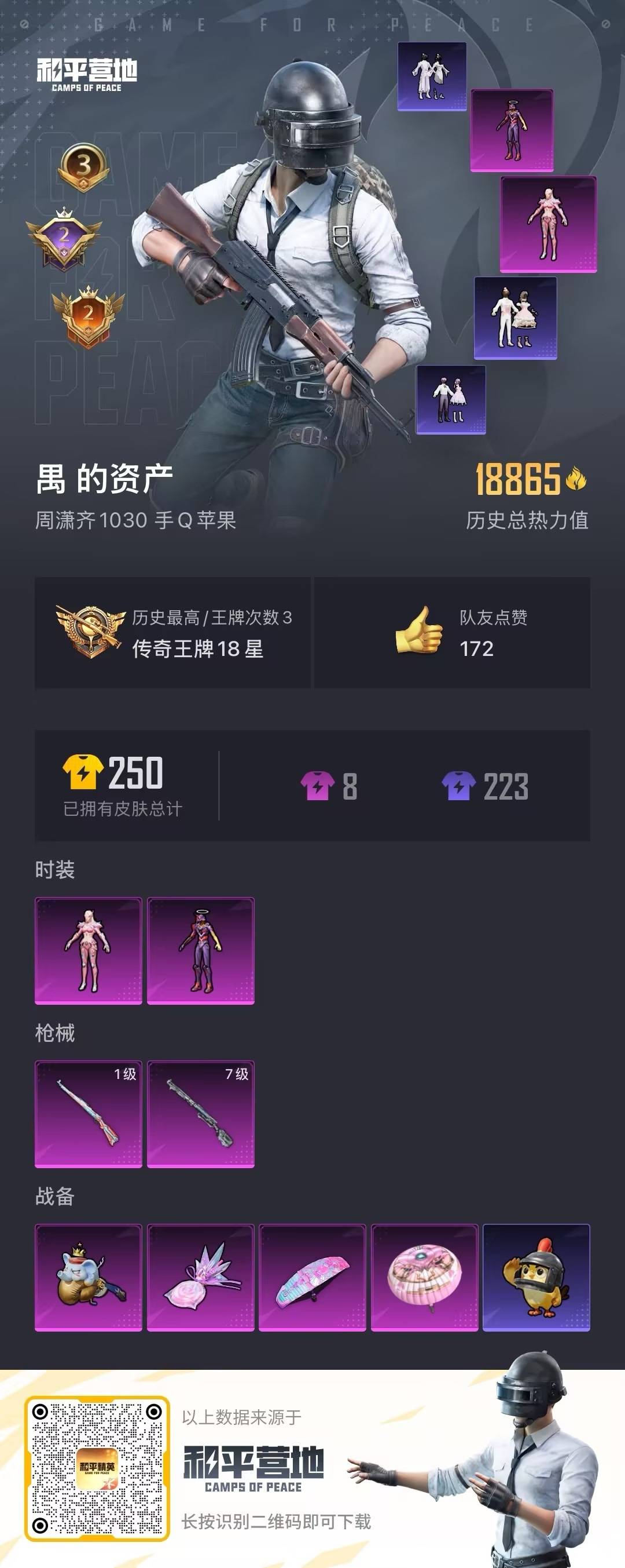 HPQM3449802和平精英账号详情图9