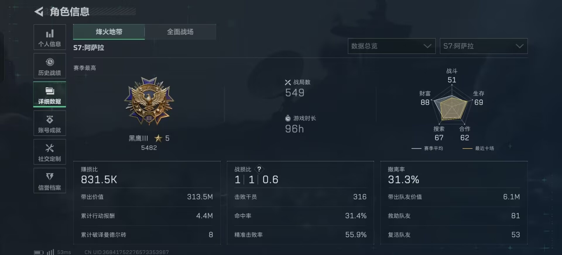 SJZCMW3100769三角洲行动账号详情图9