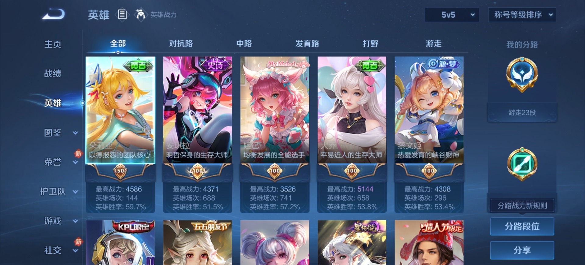 WZQM3474649王者荣耀账号详情图5