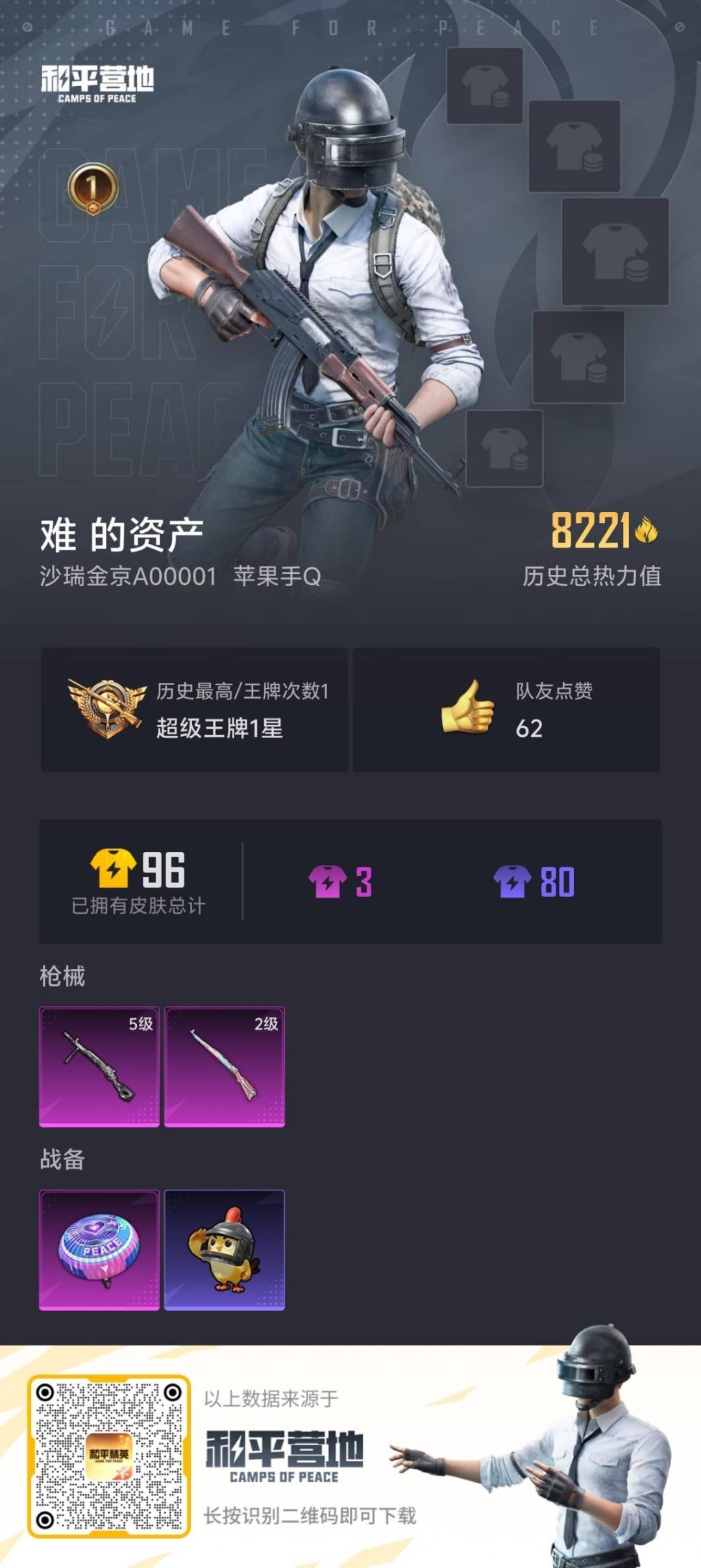 HPCMW3451569和平精英账号详情图6