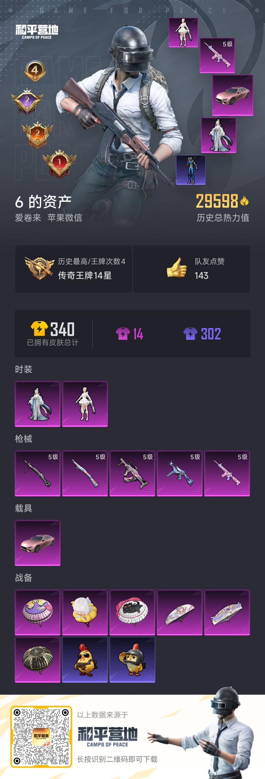 HPQM3451781和平精英账号详情图4